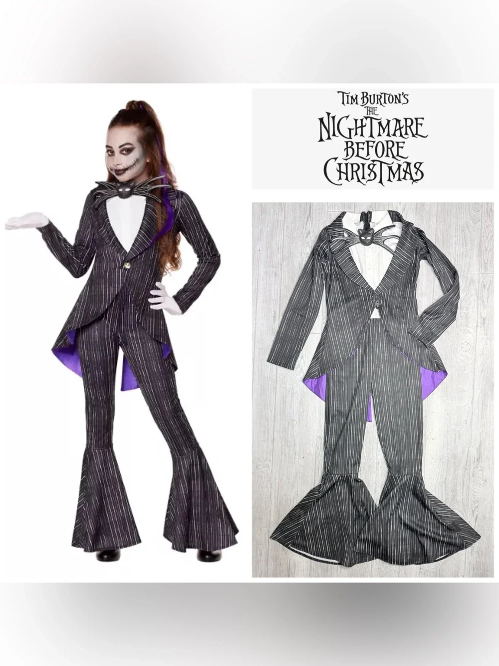 Jack Skellington halloween Costume The Nightmare Before Christmas cosplay lg